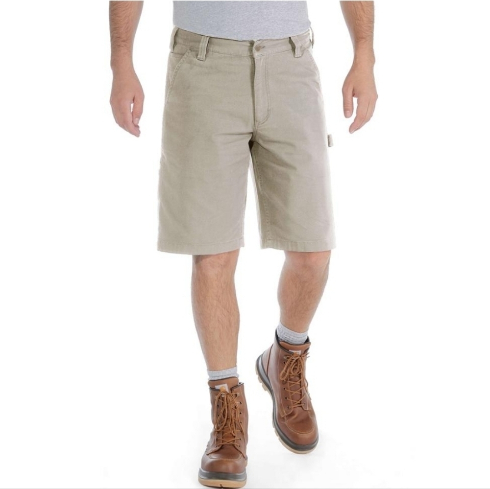 New Carhartt Rugged Flex Relaxed Fit Canvas Utility Work Short Size 38